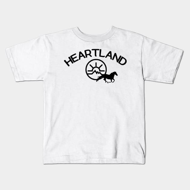 Heartland Ranch Kids T-Shirt by Zacharys Harris